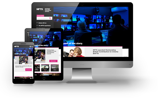 National Film and Television School website development
