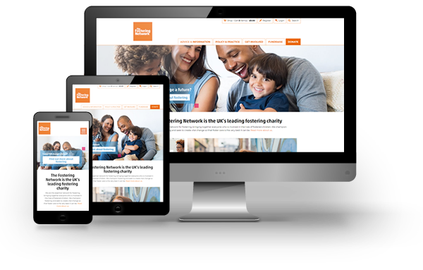 The Fostering Network website development and maintenance