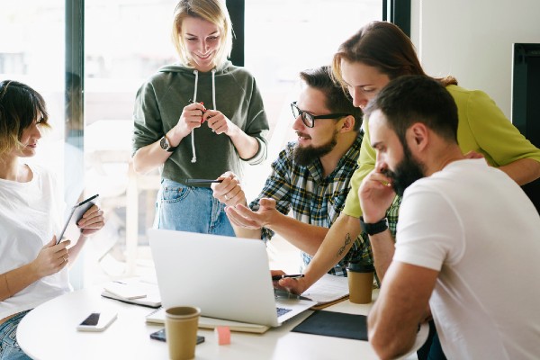 WordPress management team collaborating