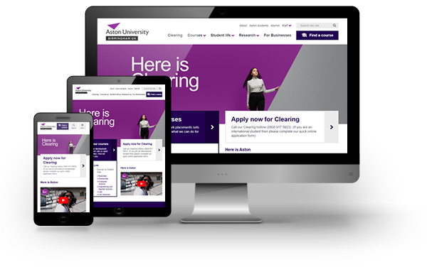 Aston University - Drupal 8 website development