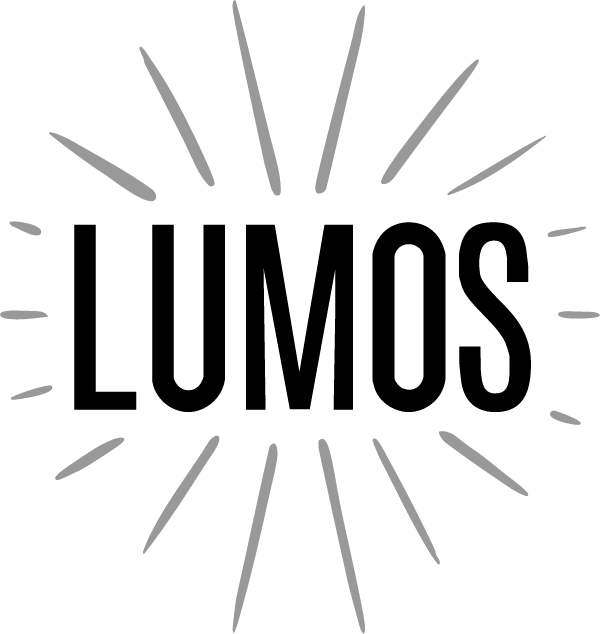 Lumos Foundation black and white logo